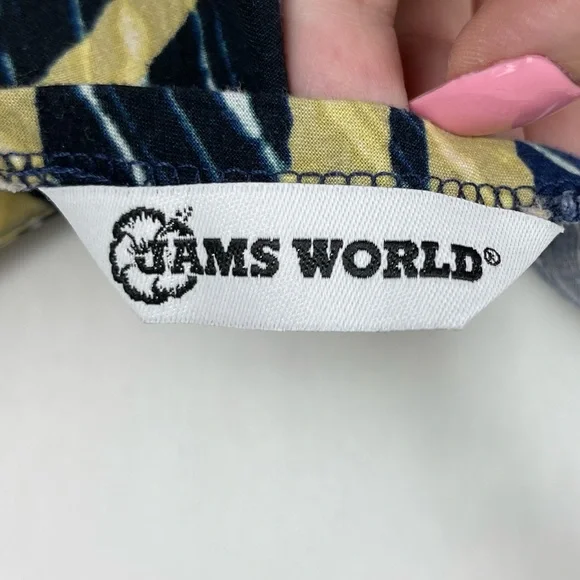 Jam’s World Wood Grove Blue Tan Sleeveless Dress Size Small - Picture 8 of 10